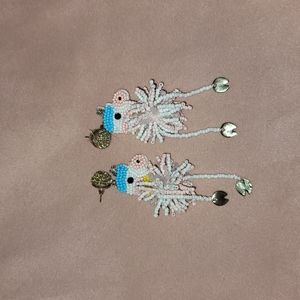 Unicorn Beaded Earrings